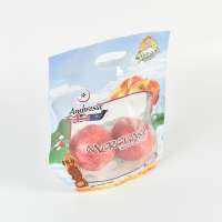 Custom Shape Zip Lock Fresh Fruits And Vegetables Packaging Plastic Bag With Holes